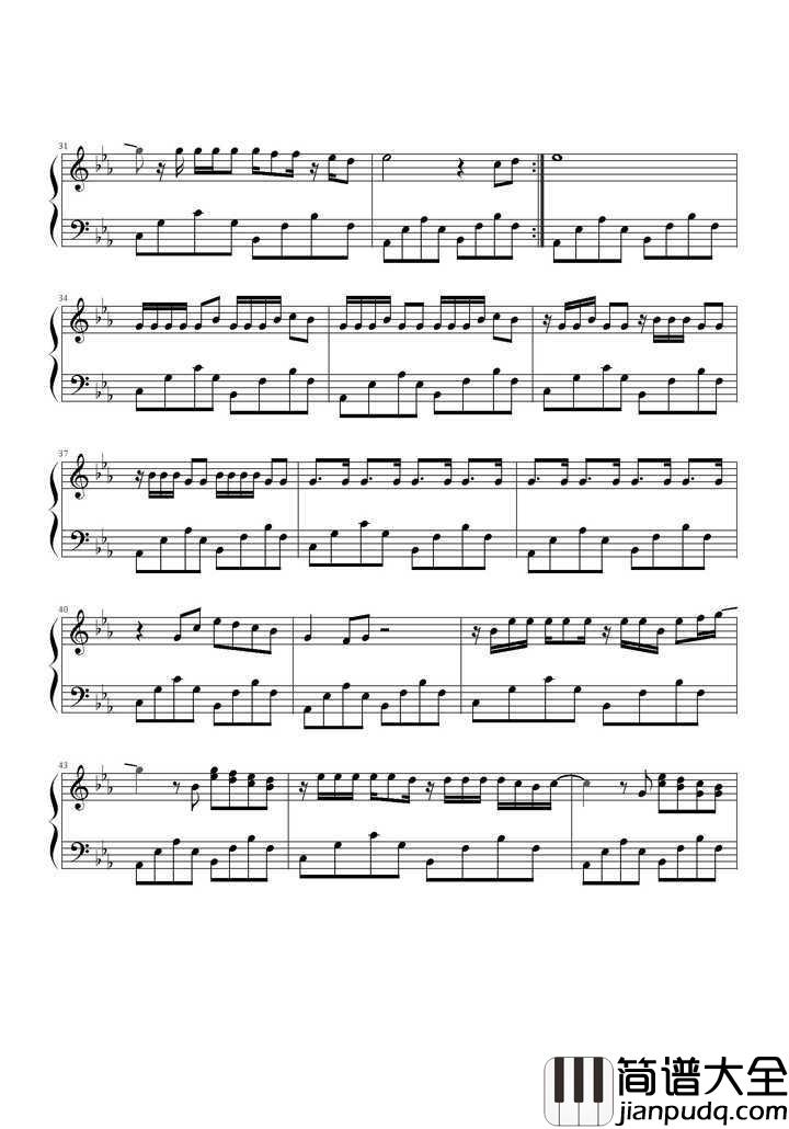 Tell_Me_Goodbye钢琴谱_bigbang|_跟我说再见