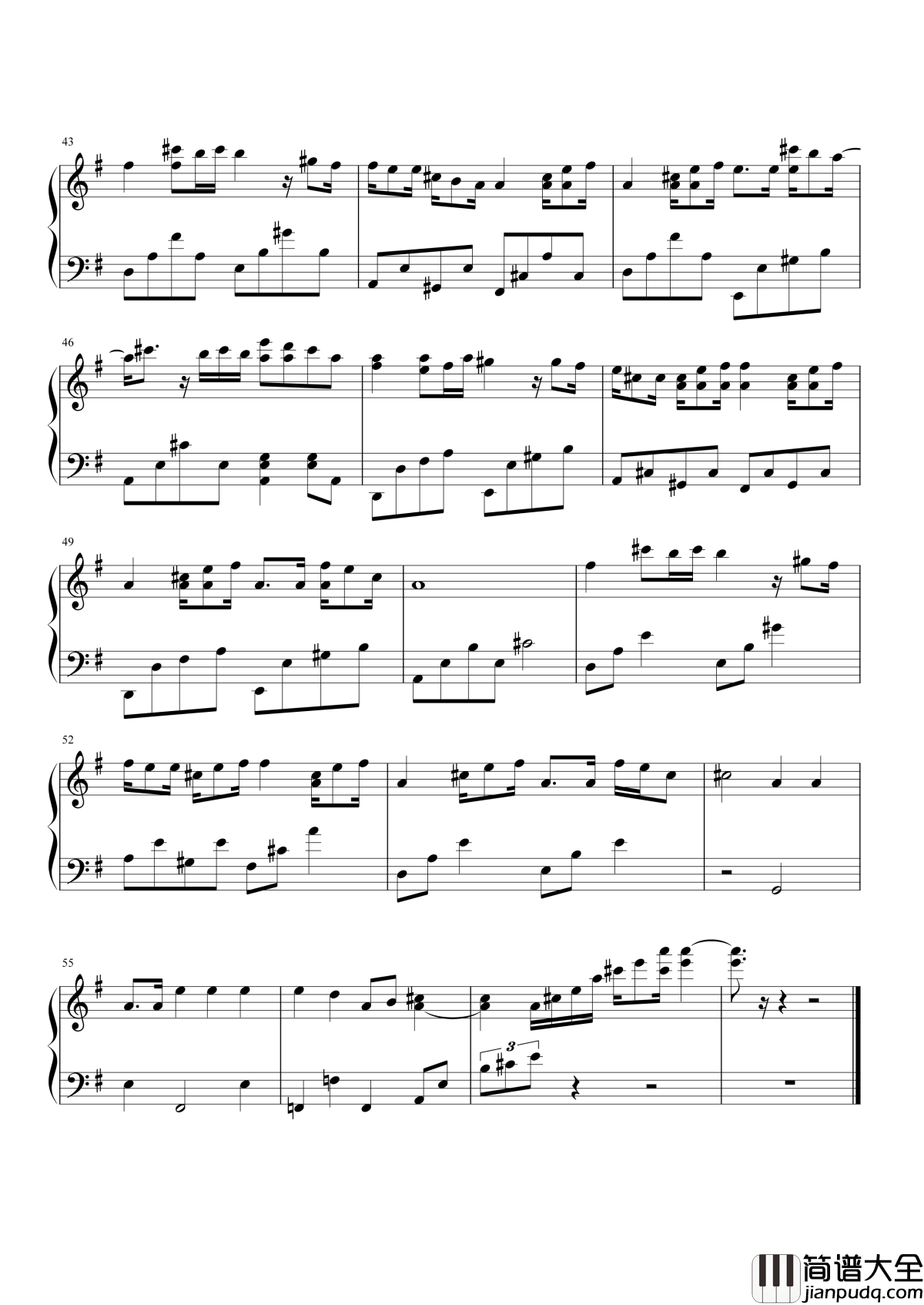 我的歌声里钢琴谱_曲婉婷_写给自己思念的人