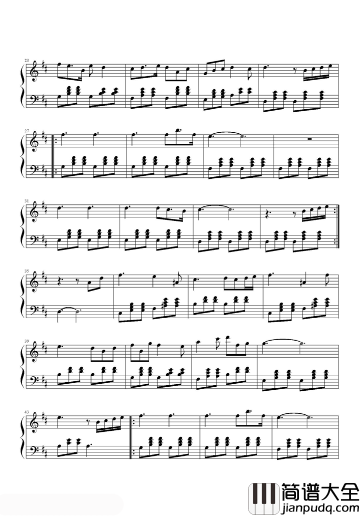 春天,樱花和你_钢琴谱__Epitone_Project|人若如花,不枉一生芳华