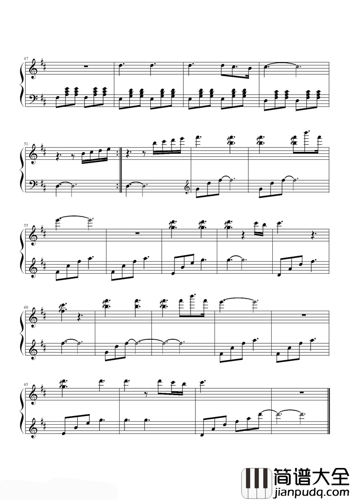 春天,樱花和你_钢琴谱__Epitone_Project|人若如花,不枉一生芳华