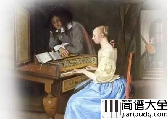 卡农钢琴谱_D大调_原始版帕赫贝尔,能够治愈一切的一手曲
