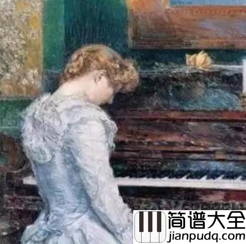 卡农钢琴谱_D大调_原始版帕赫贝尔,能够治愈一切的一手曲