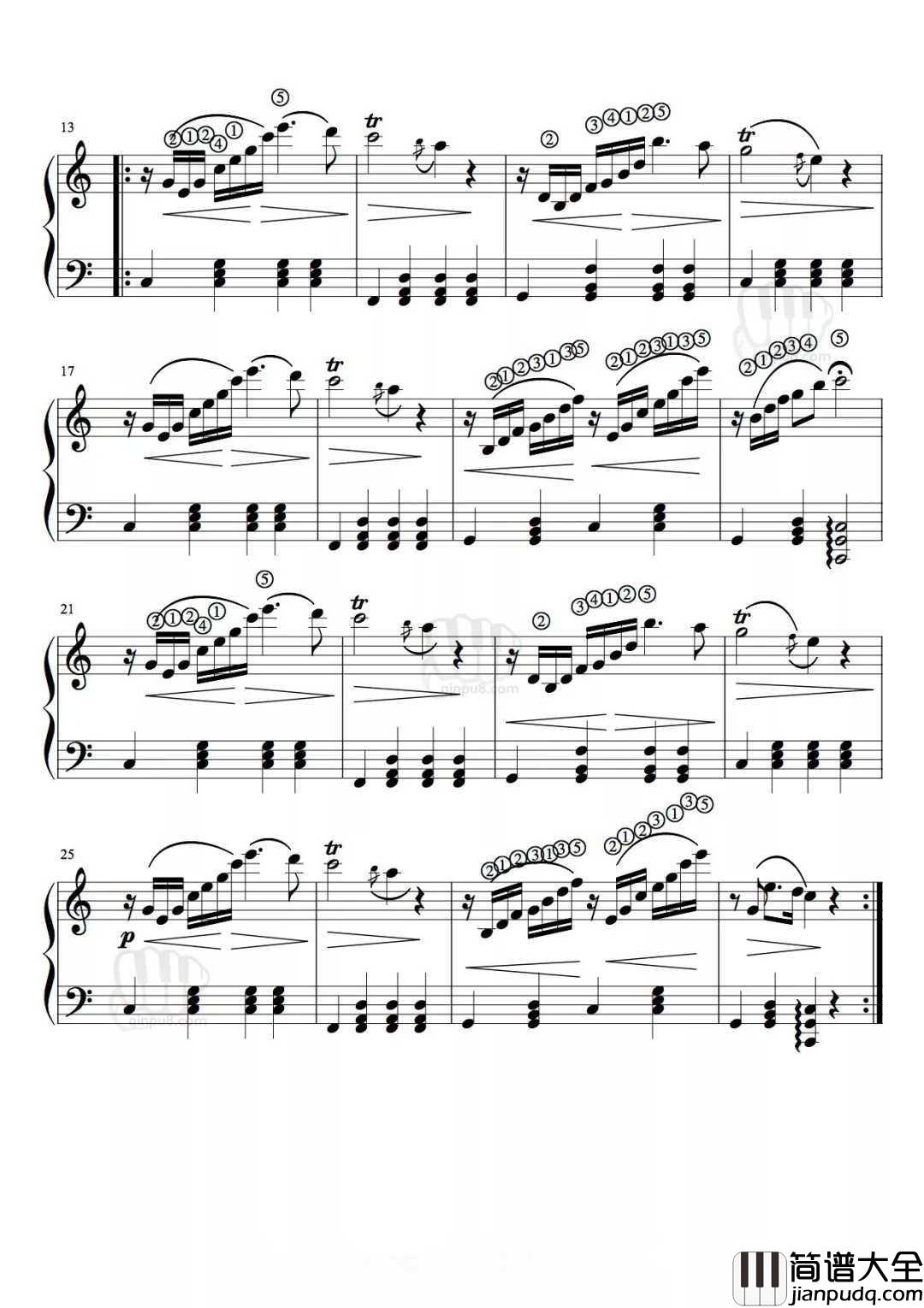 少女的祈祷钢琴谱_婉转的琴声中,流淌出少女心事