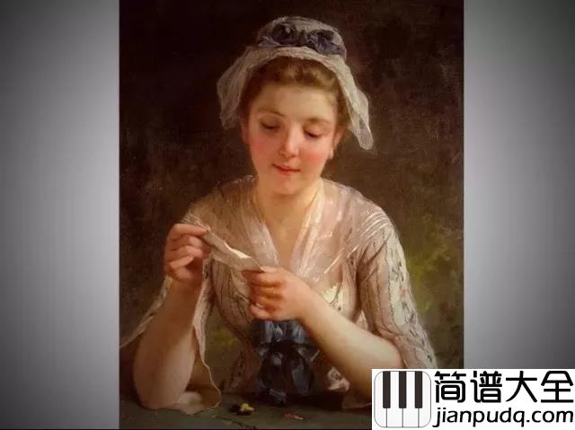 少女的祈祷钢琴谱_婉转的琴声中,流淌出少女心事