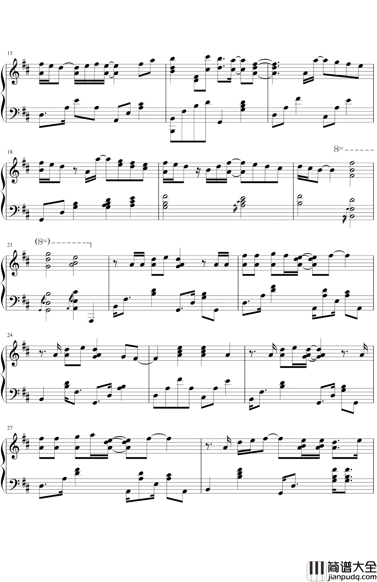 Everything_I_Need钢琴谱_Skylar_Grey_海洋,你是我生命的意义