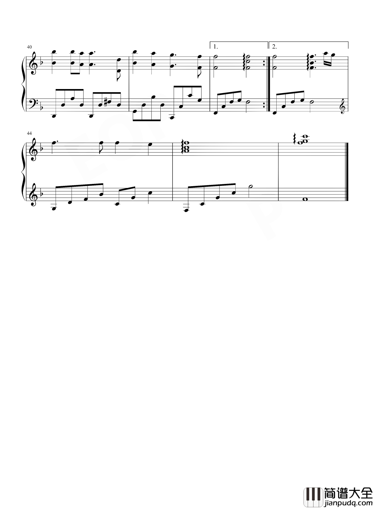 最美的遇见钢琴谱_徐佳莹_我们一定要勇敢追求,勇敢面对,把握住我们的幸福