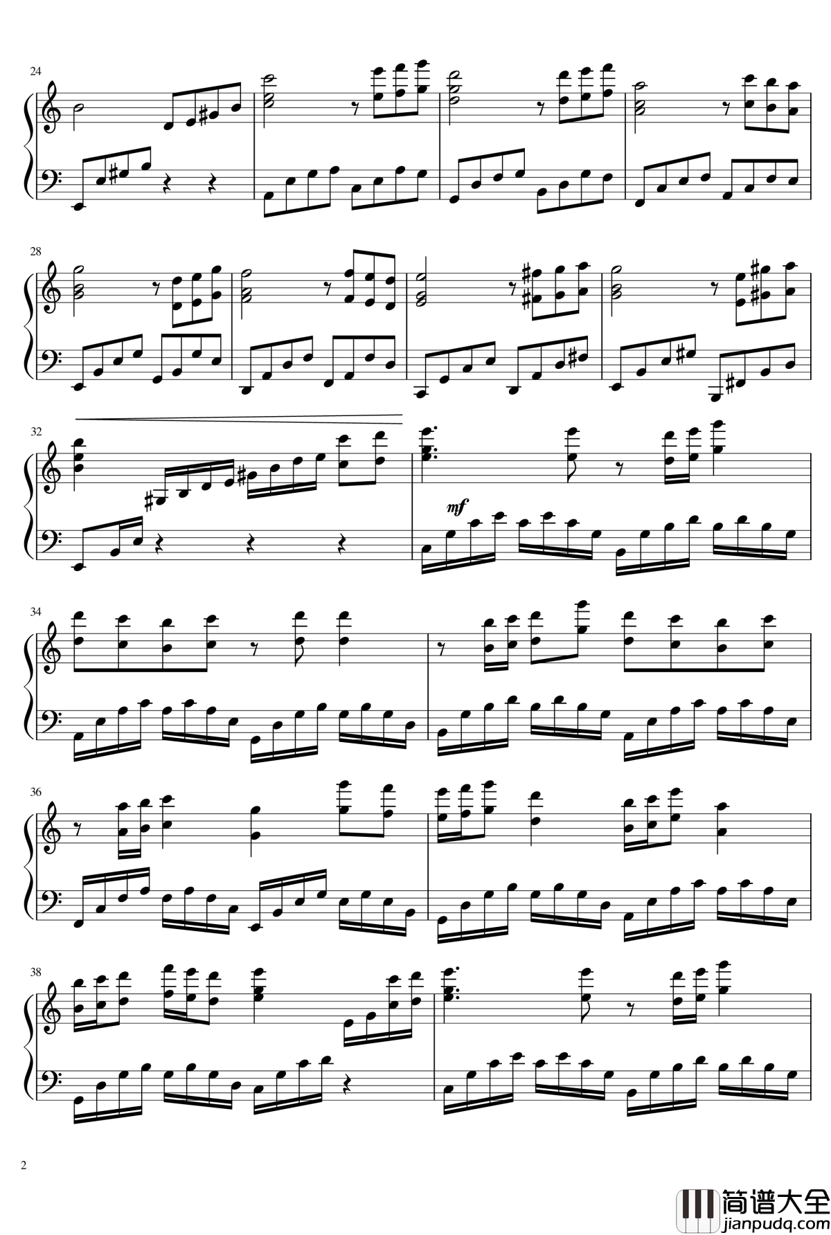 最初的美好钢琴谱_The_First_Beauty_吕恒