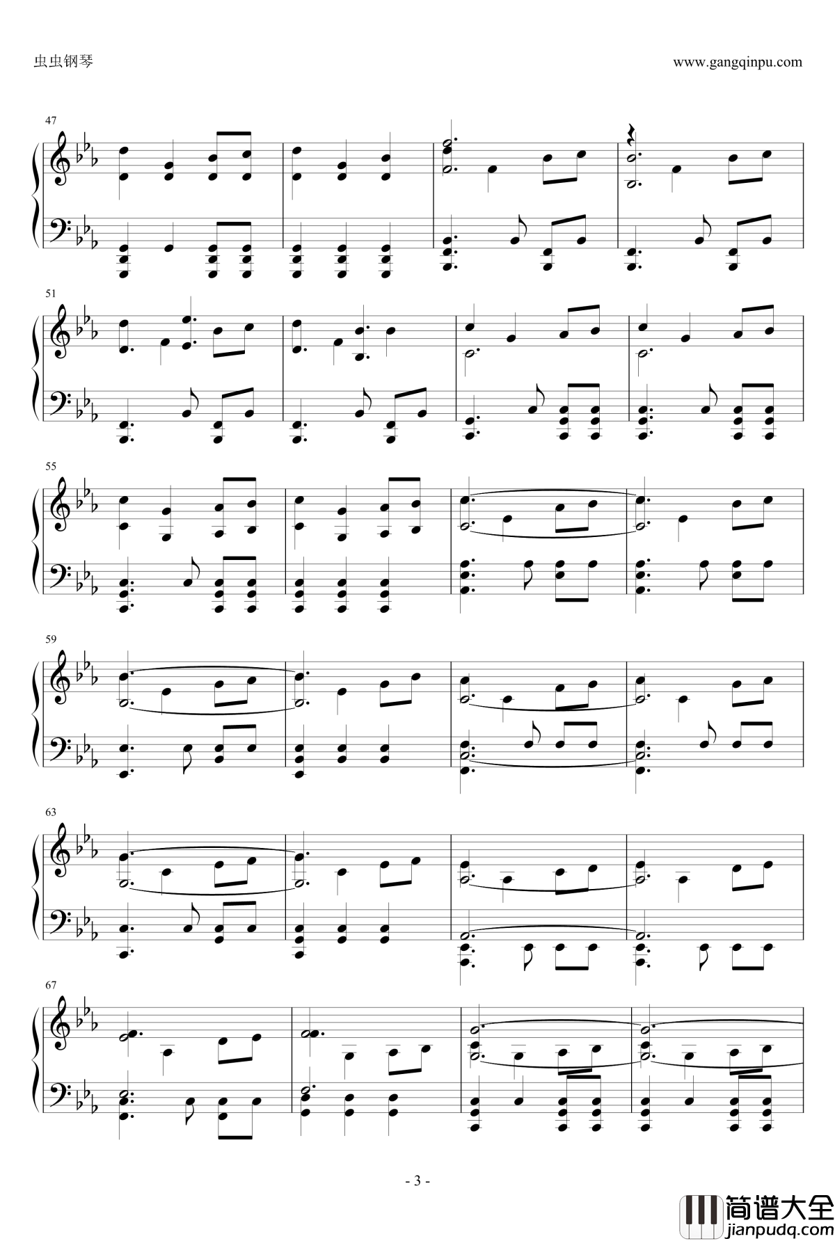 权力的游戏钢琴谱_片头主题曲_权力的游戏