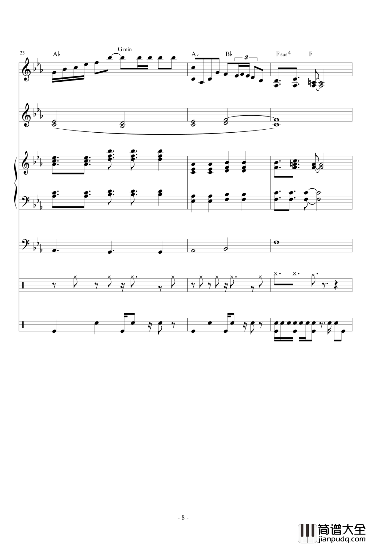 The_back_of_beyond钢琴谱_M2U