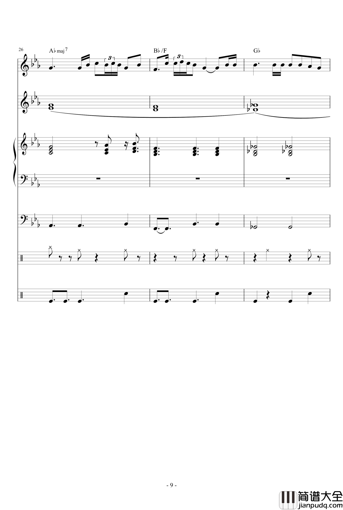 The_back_of_beyond钢琴谱_M2U