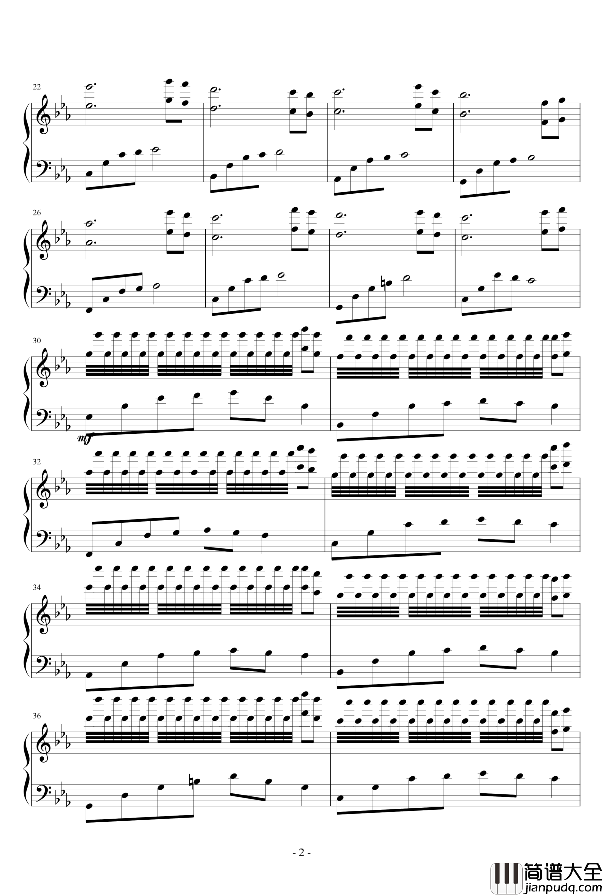 孑倦钢琴谱_scgdzstax