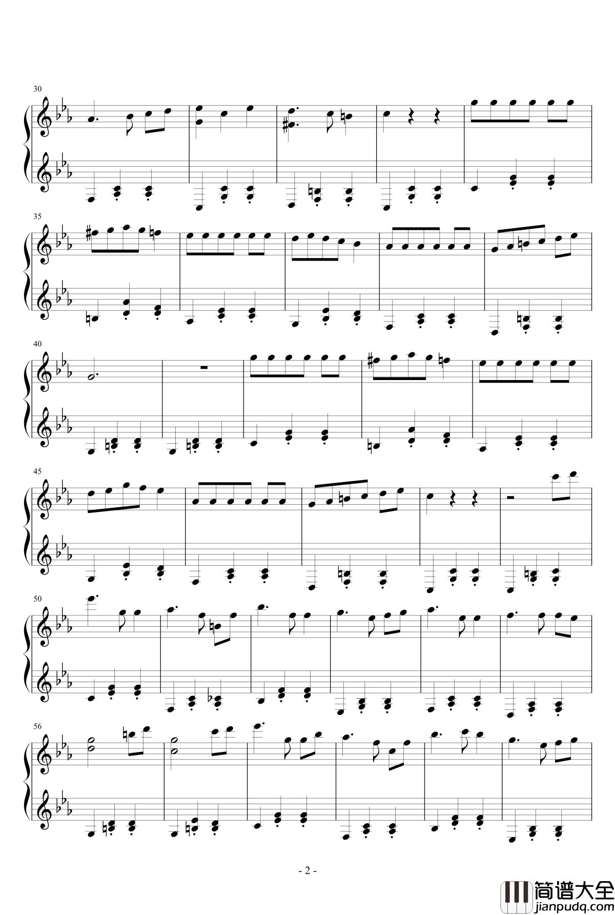 木偶圆舞曲钢琴谱_Dollman