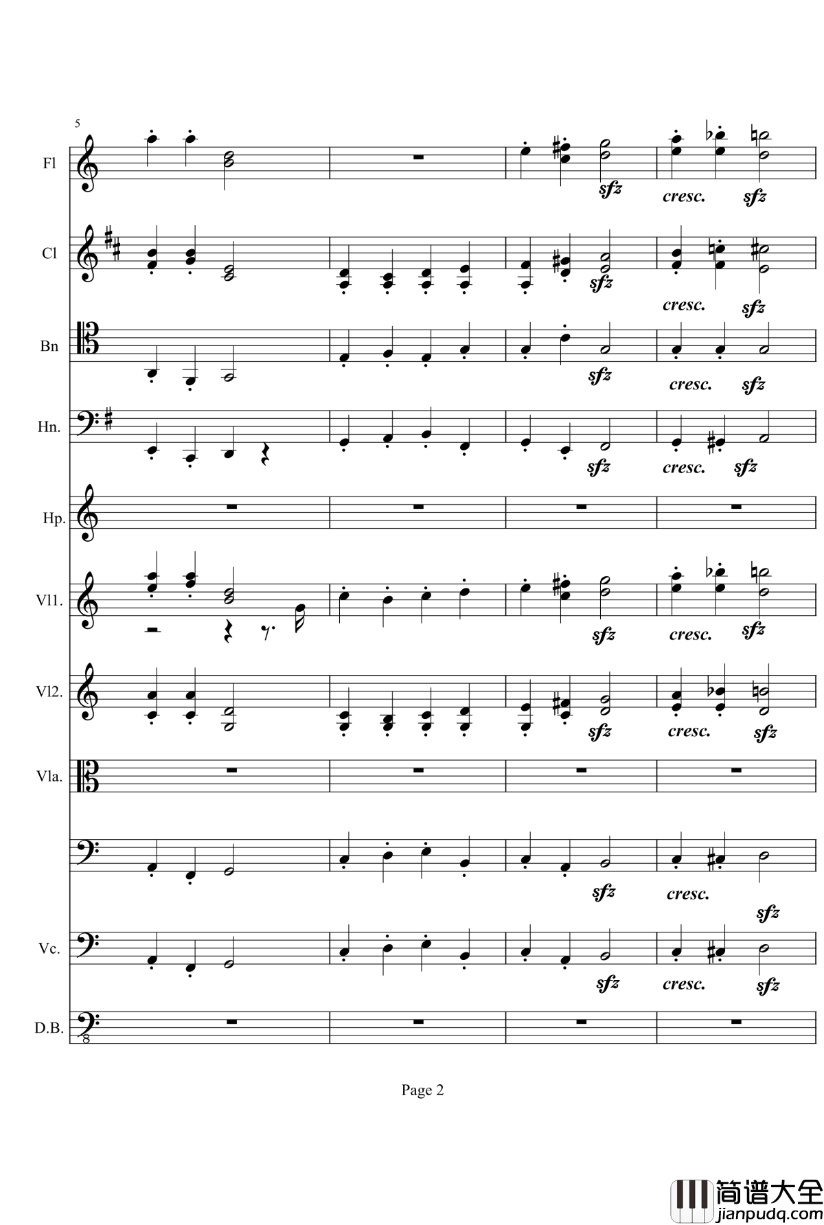 奏鸣曲之交响钢琴谱_第10首_Ⅱ_贝多芬_beethoven