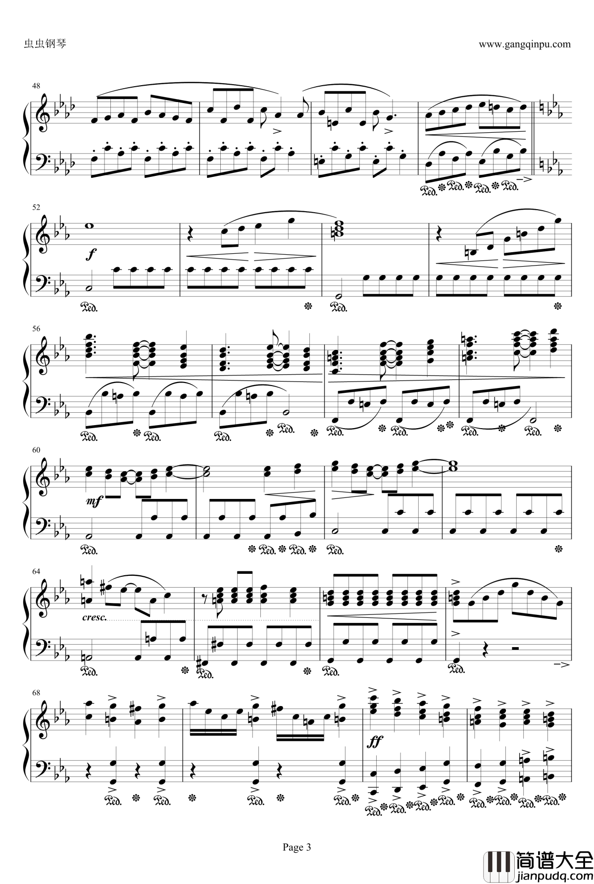 最终幻想FF5基加美修钢琴谱_最终幻想