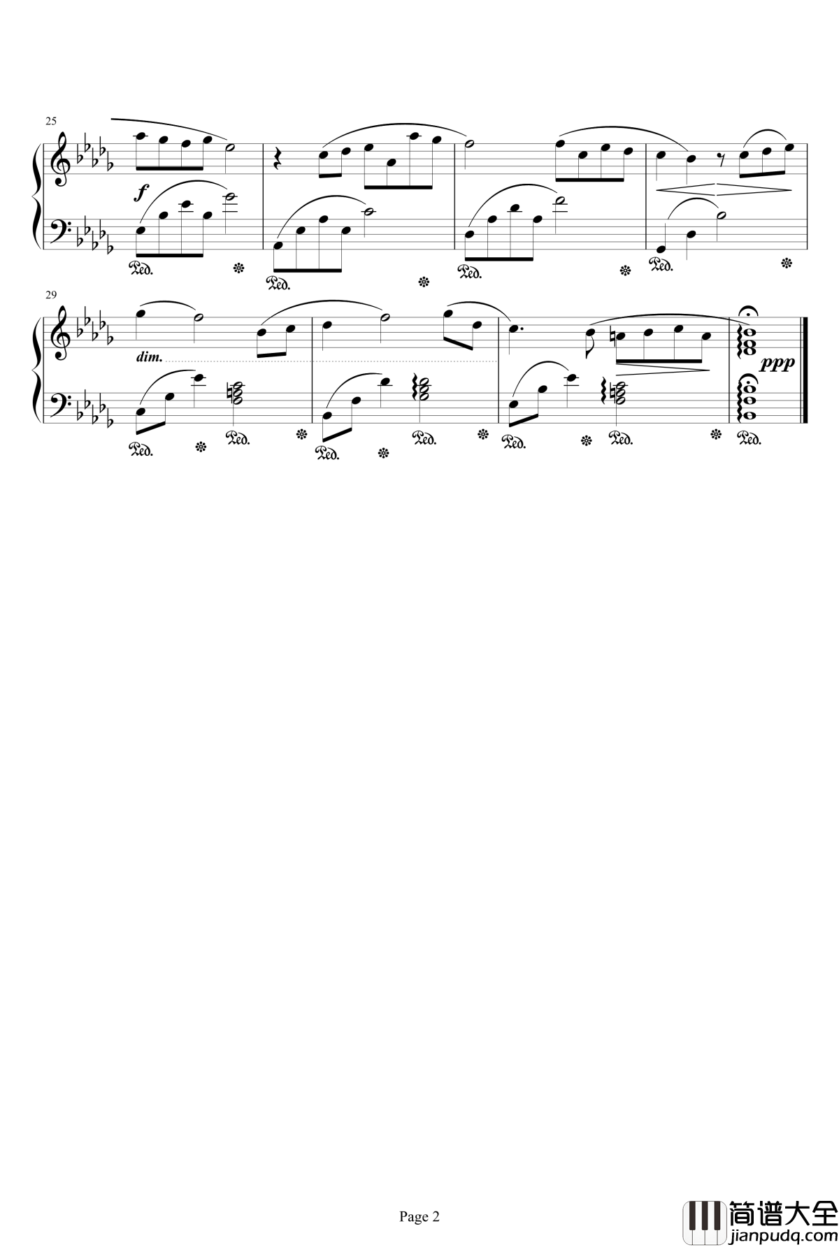 最终幻想FF5Deception钢琴谱_最终幻想