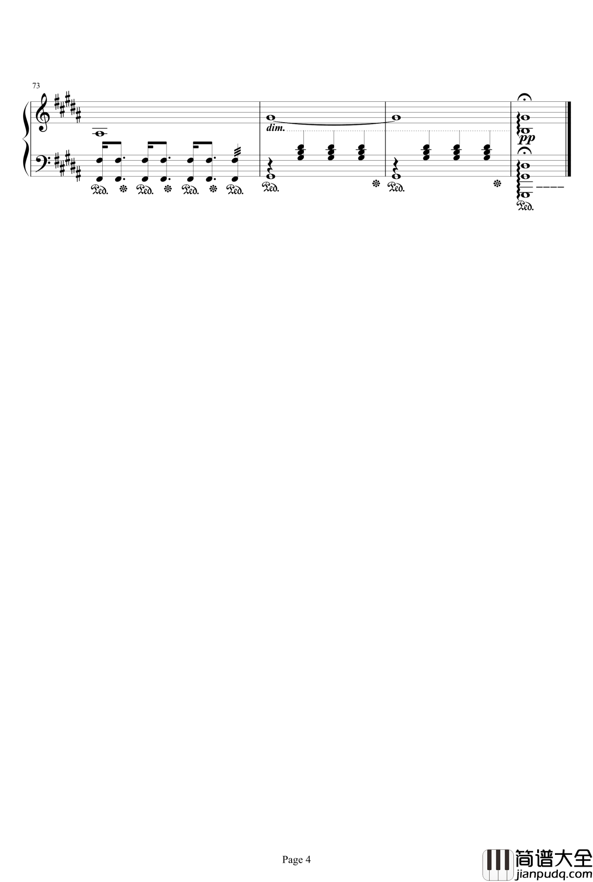 最终幻想FF6Terra钢琴谱_最终幻想