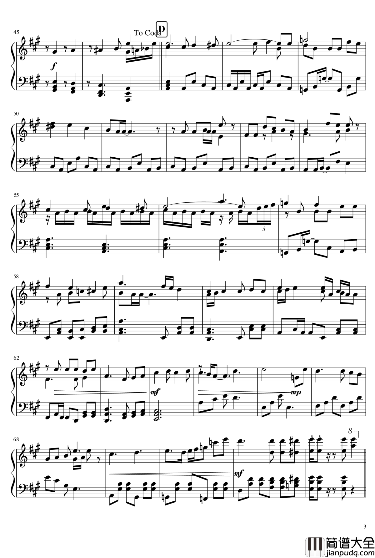 Shining_Star_Xmas钢琴谱_歌之王子殿下