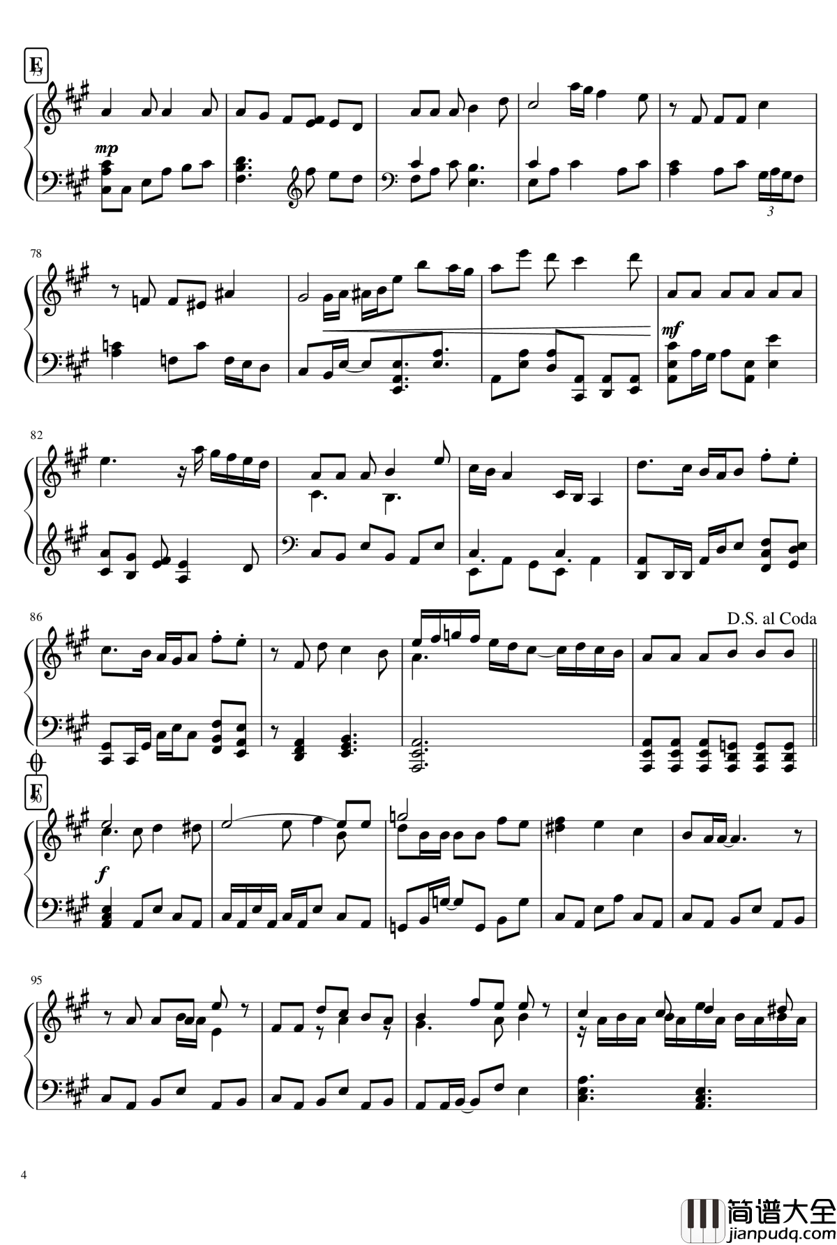 Shining_Star_Xmas钢琴谱_歌之王子殿下