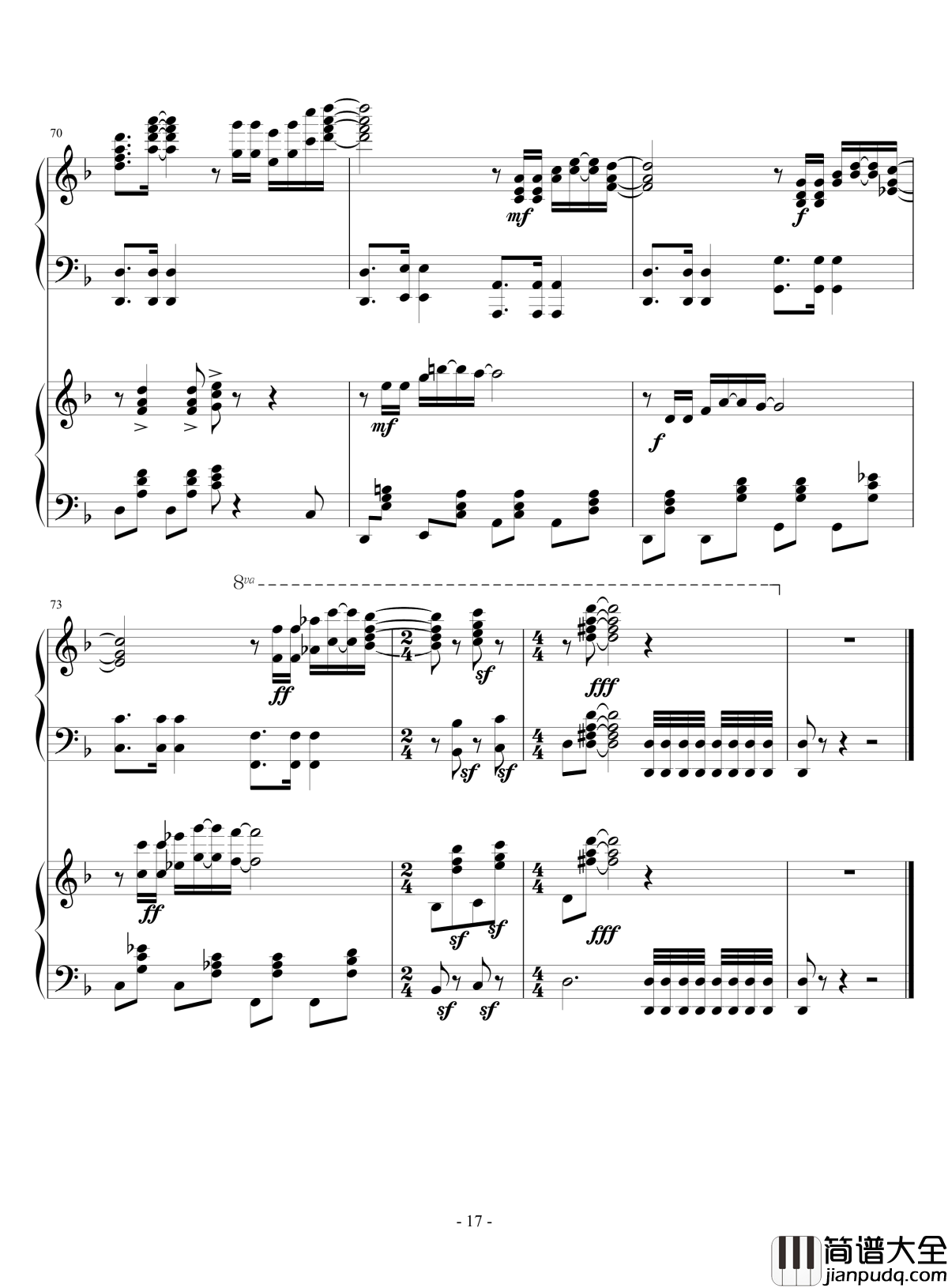 Hawaii_Five_0檀岛警骑主题曲钢琴谱_檀岛警骑