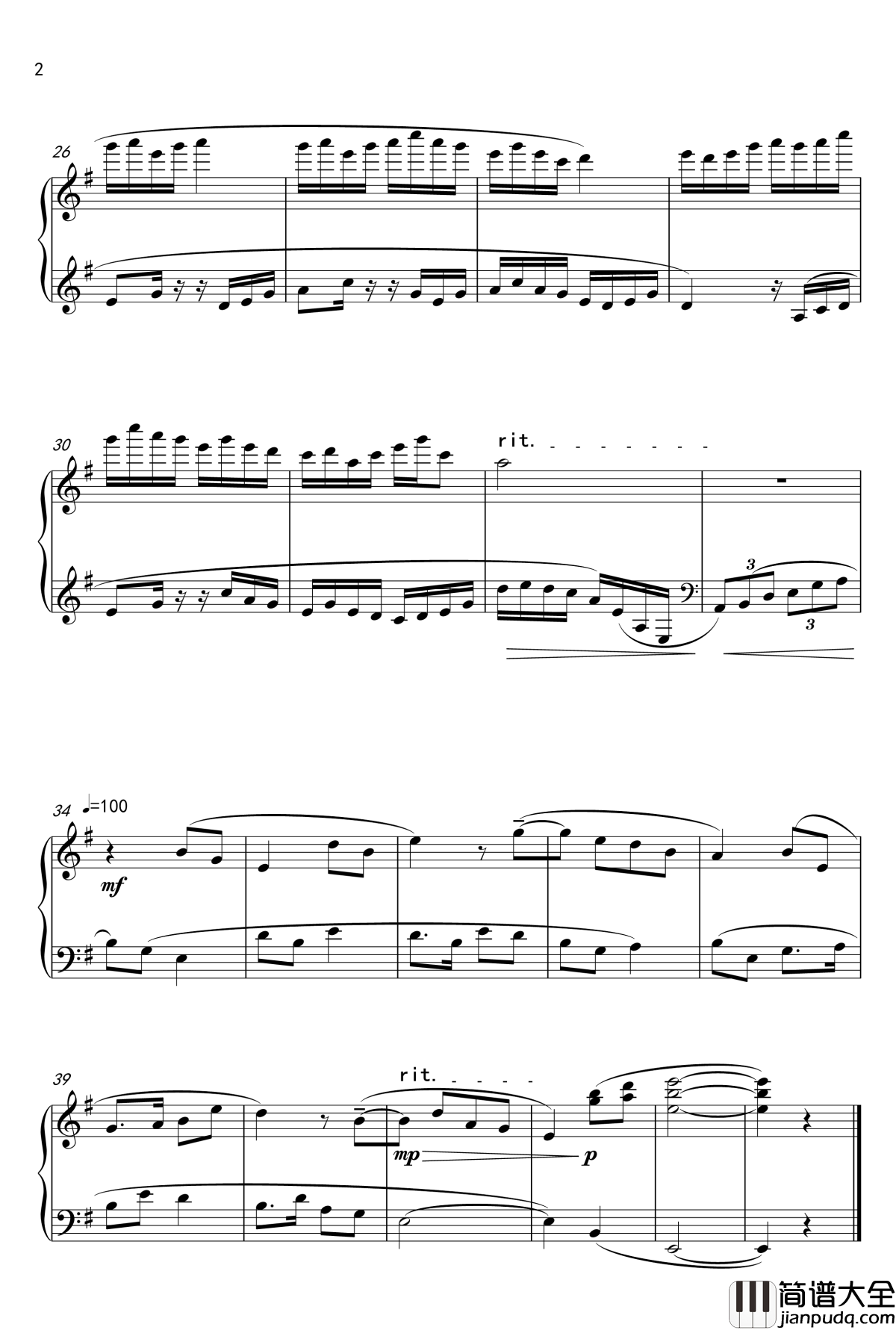 Blue_Nun钢琴谱_谭盾