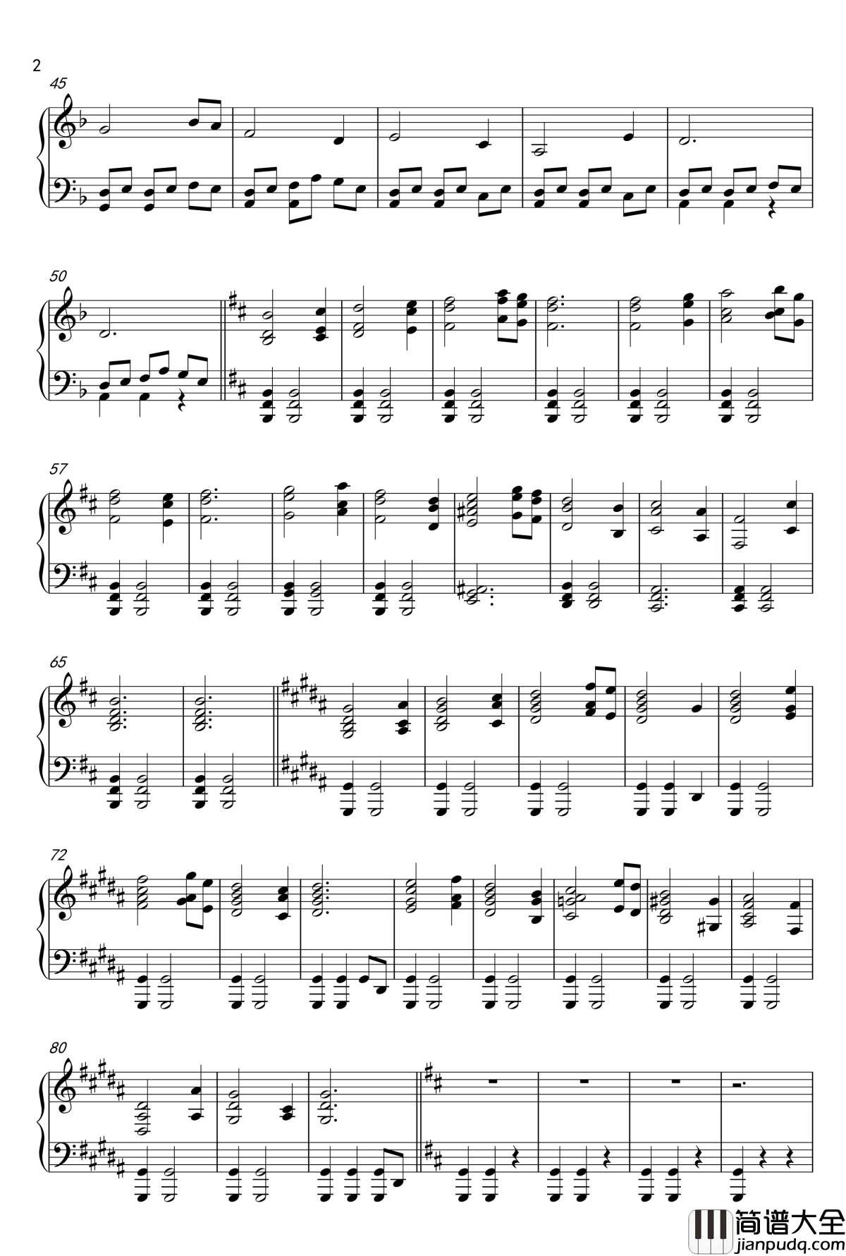 加勒比海盗2亡灵宝藏_DAVY_JONES钢琴谱_加勒比海盗