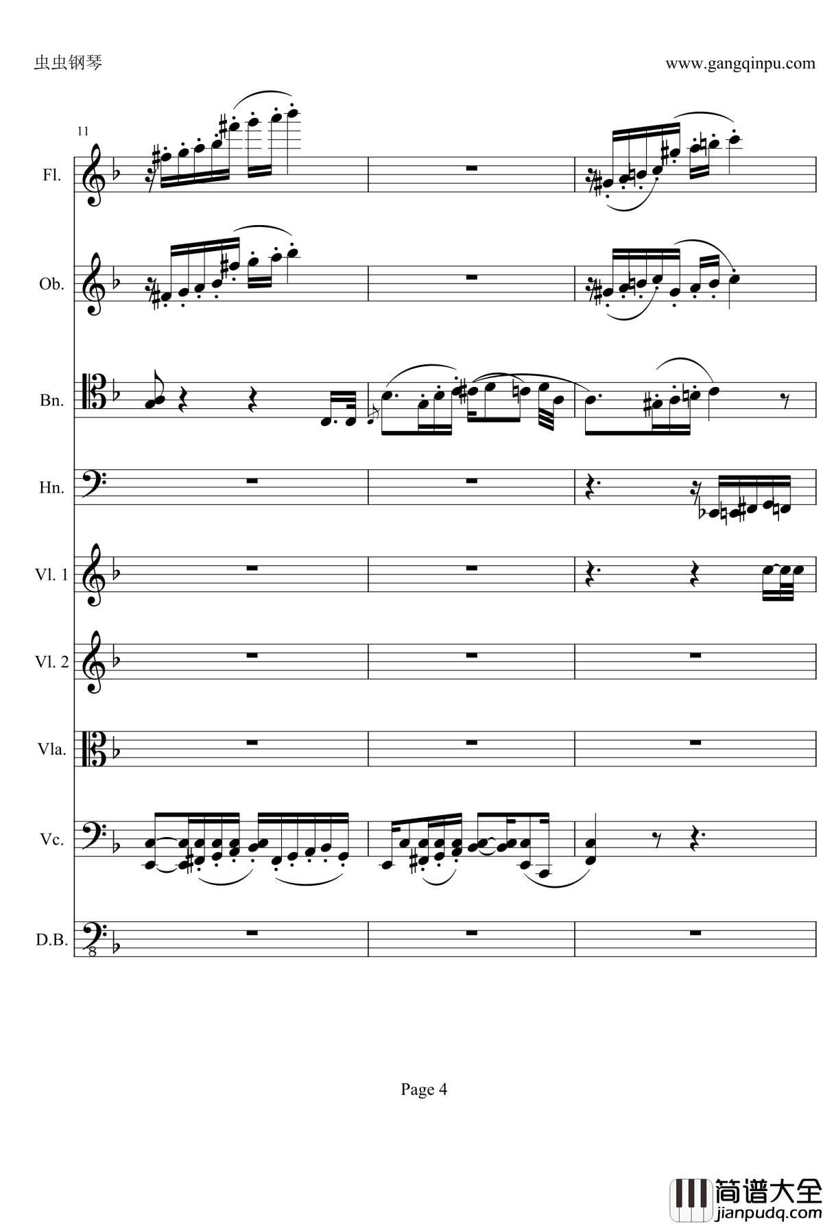 奏鸣曲之交响钢琴谱_第21_Ⅱ_贝多芬_beethoven