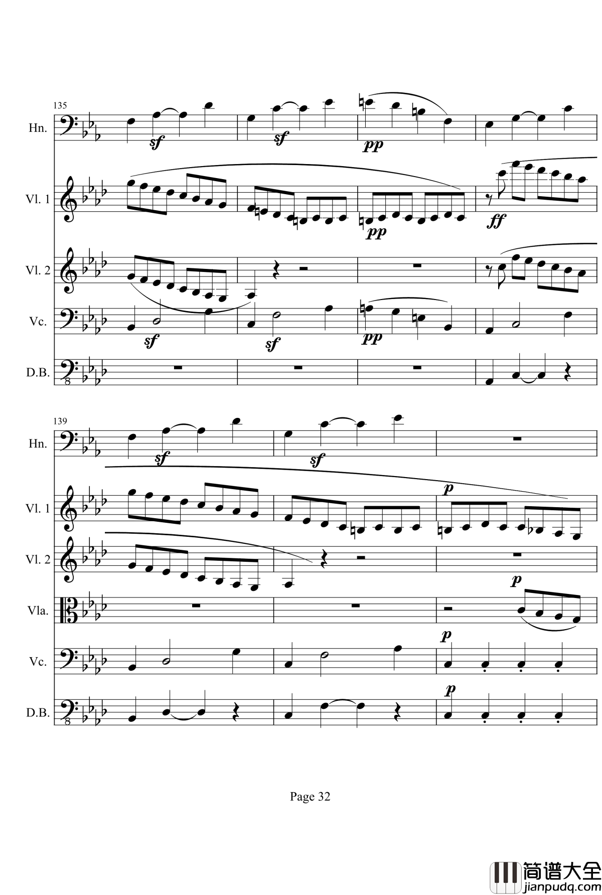 奏鸣曲之交响钢琴谱_第1首_Ⅰ_贝多芬_beethoven