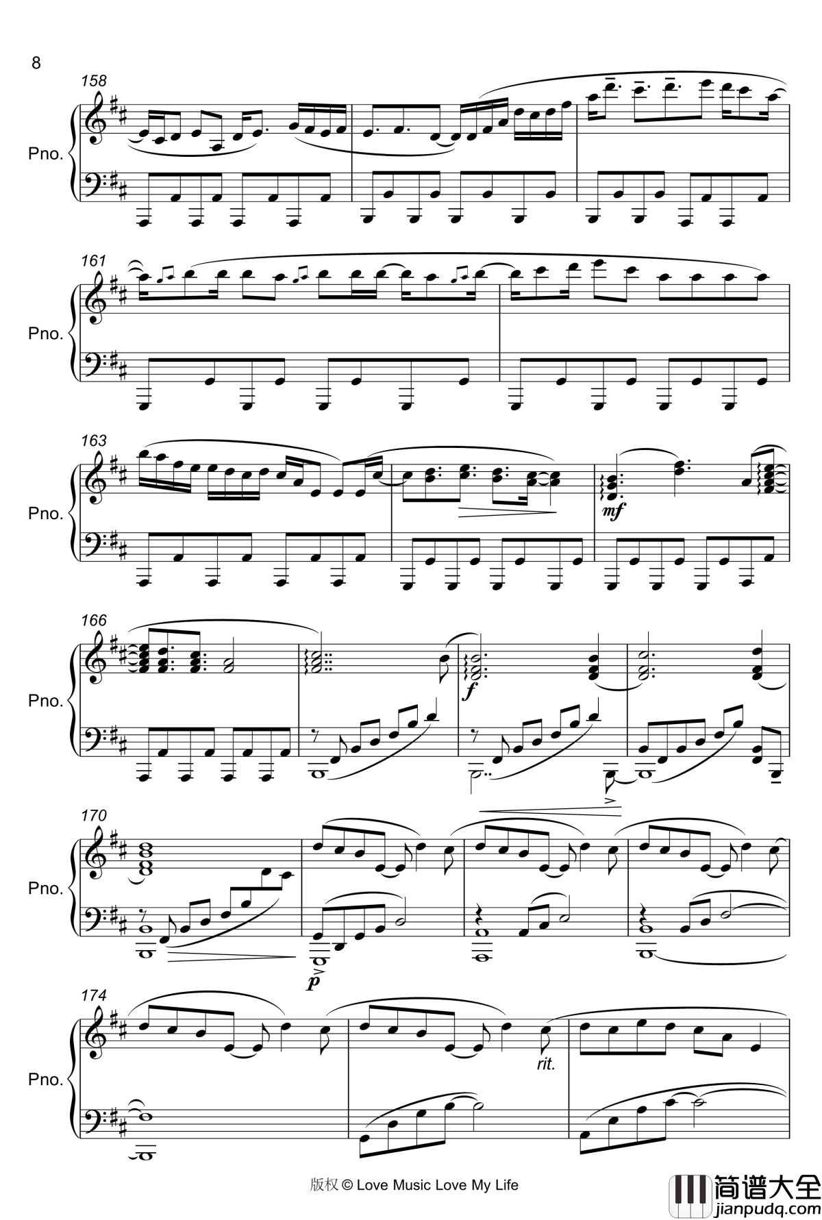 鳥の詩钢琴谱_触手猴