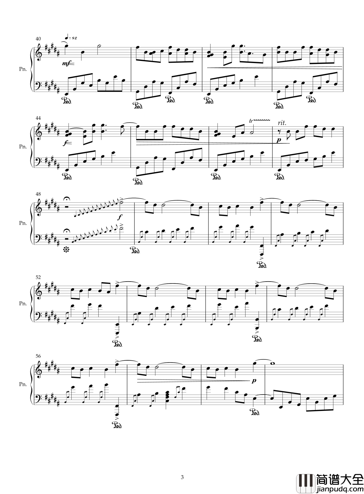 yellow钢琴谱__JEM