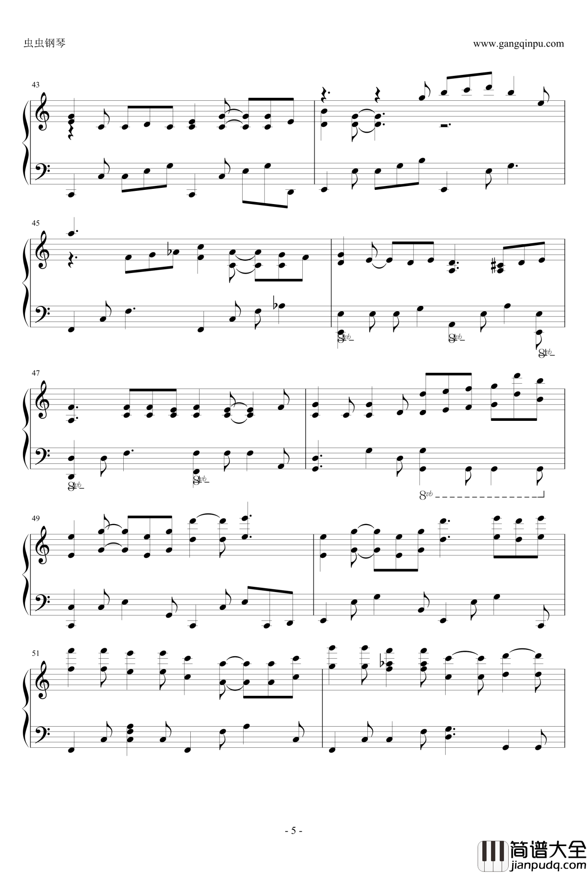 圣诞结钢琴谱_英皇钢琴热恋系列版_陈奕迅