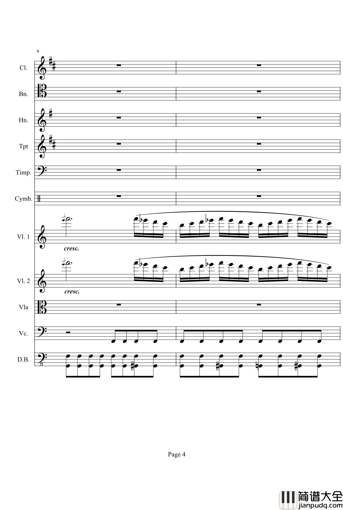 奏鸣曲之交响钢琴谱_第21_Ⅰ_贝多芬_beethoven