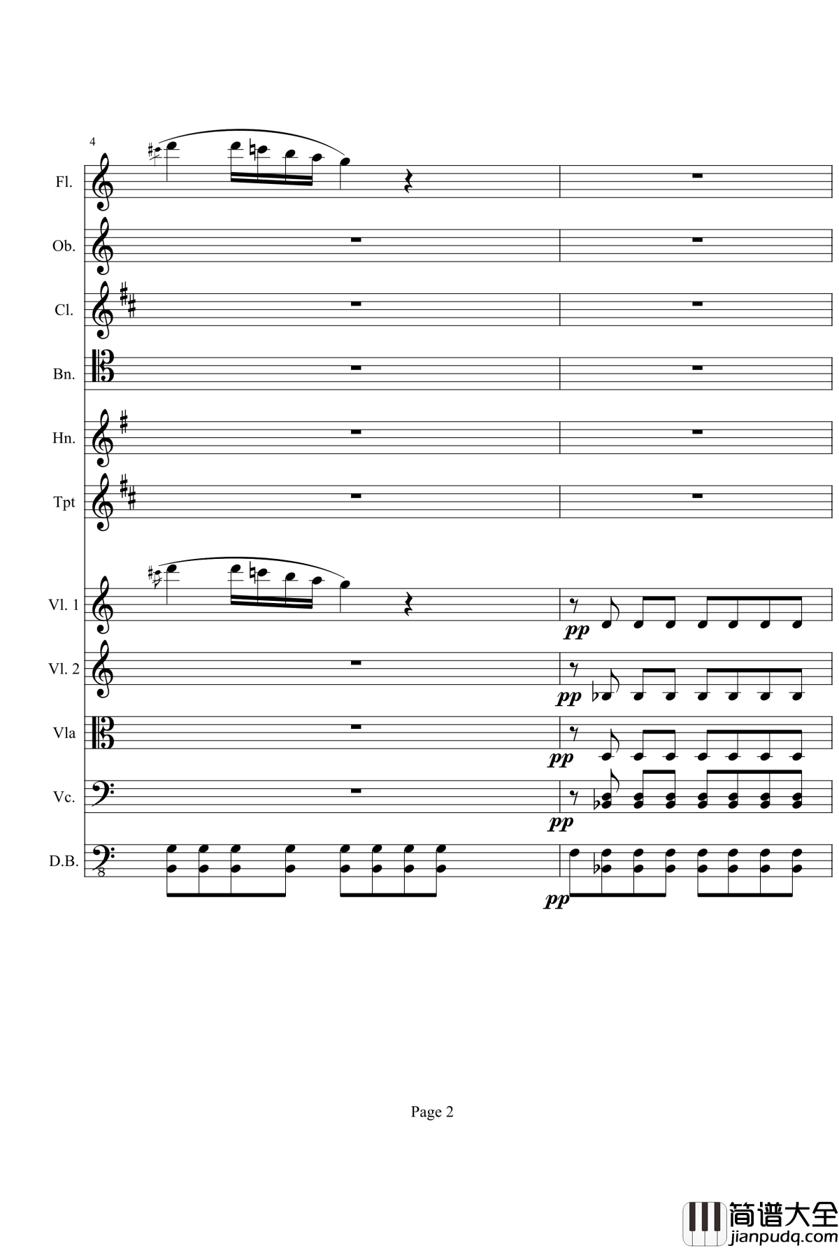 奏鸣曲之交响钢琴谱_第21_Ⅰ_贝多芬_beethoven