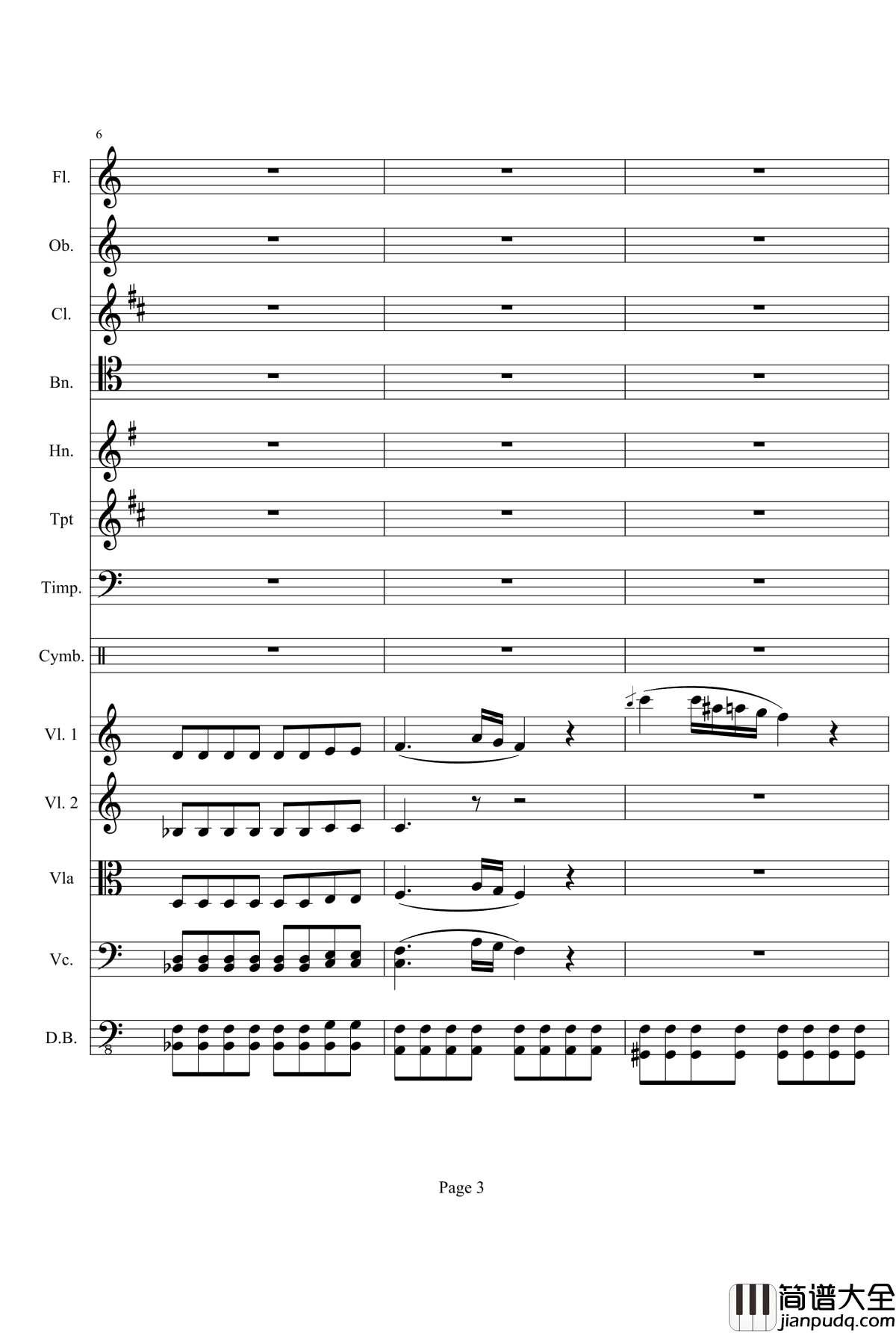 奏鸣曲之交响钢琴谱_第21_Ⅰ_贝多芬_beethoven