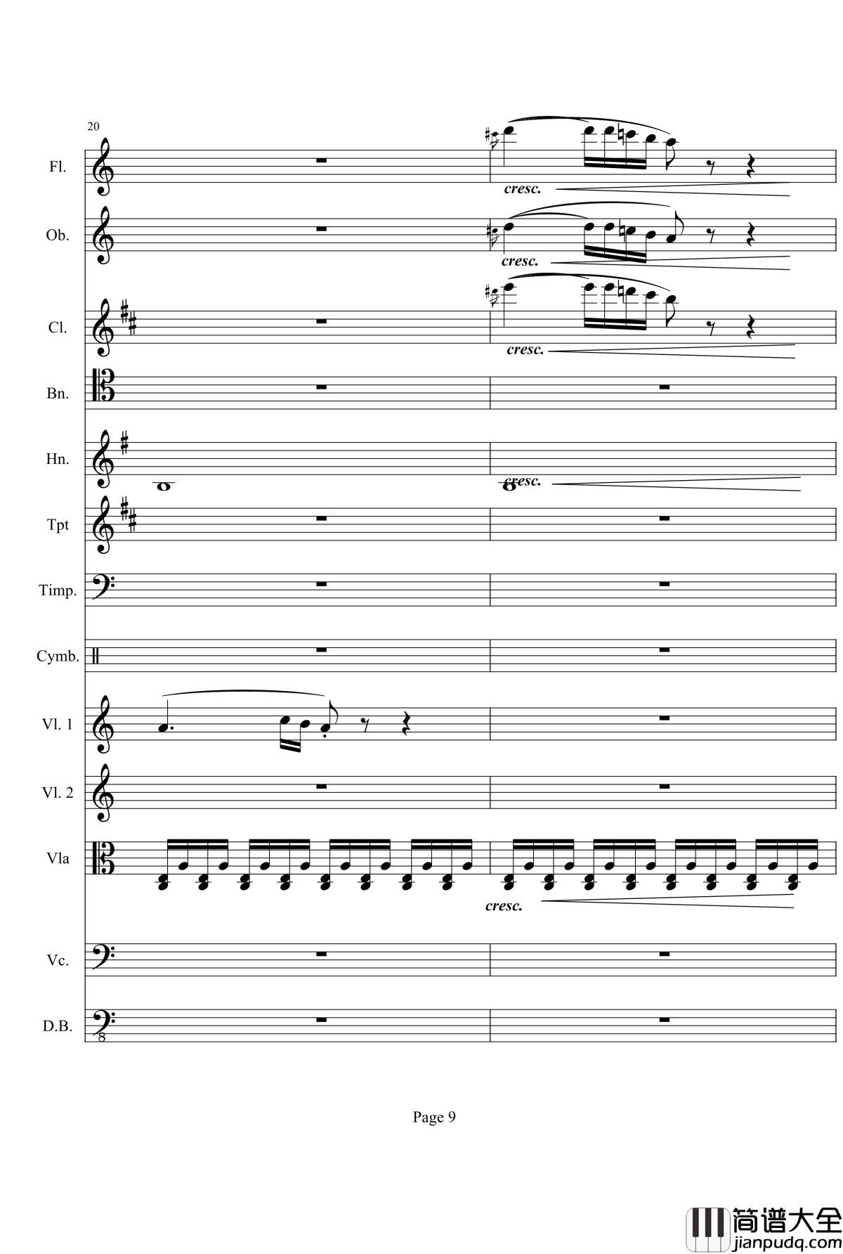 奏鸣曲之交响钢琴谱_第21_Ⅰ_贝多芬_beethoven