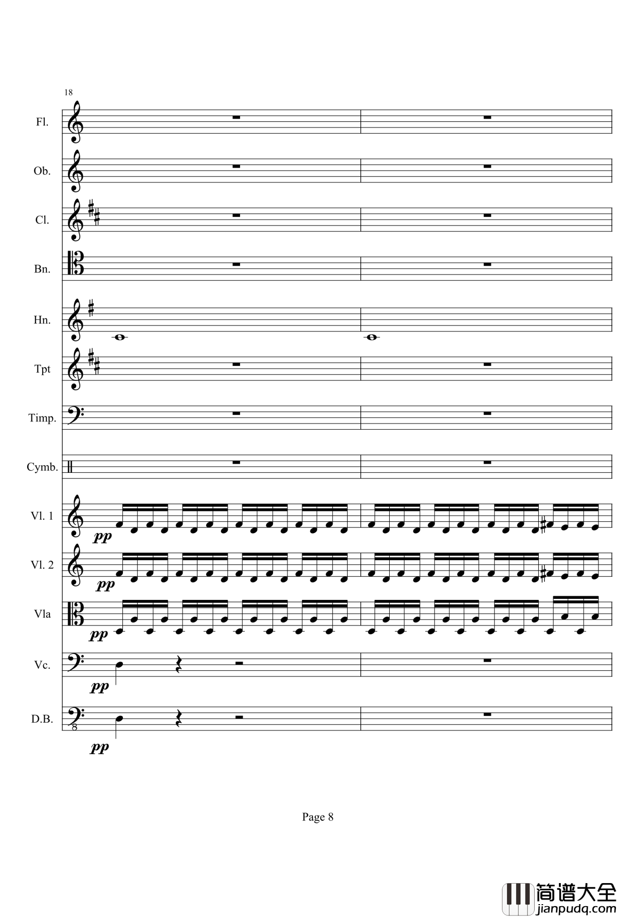 奏鸣曲之交响钢琴谱_第21_Ⅰ_贝多芬_beethoven