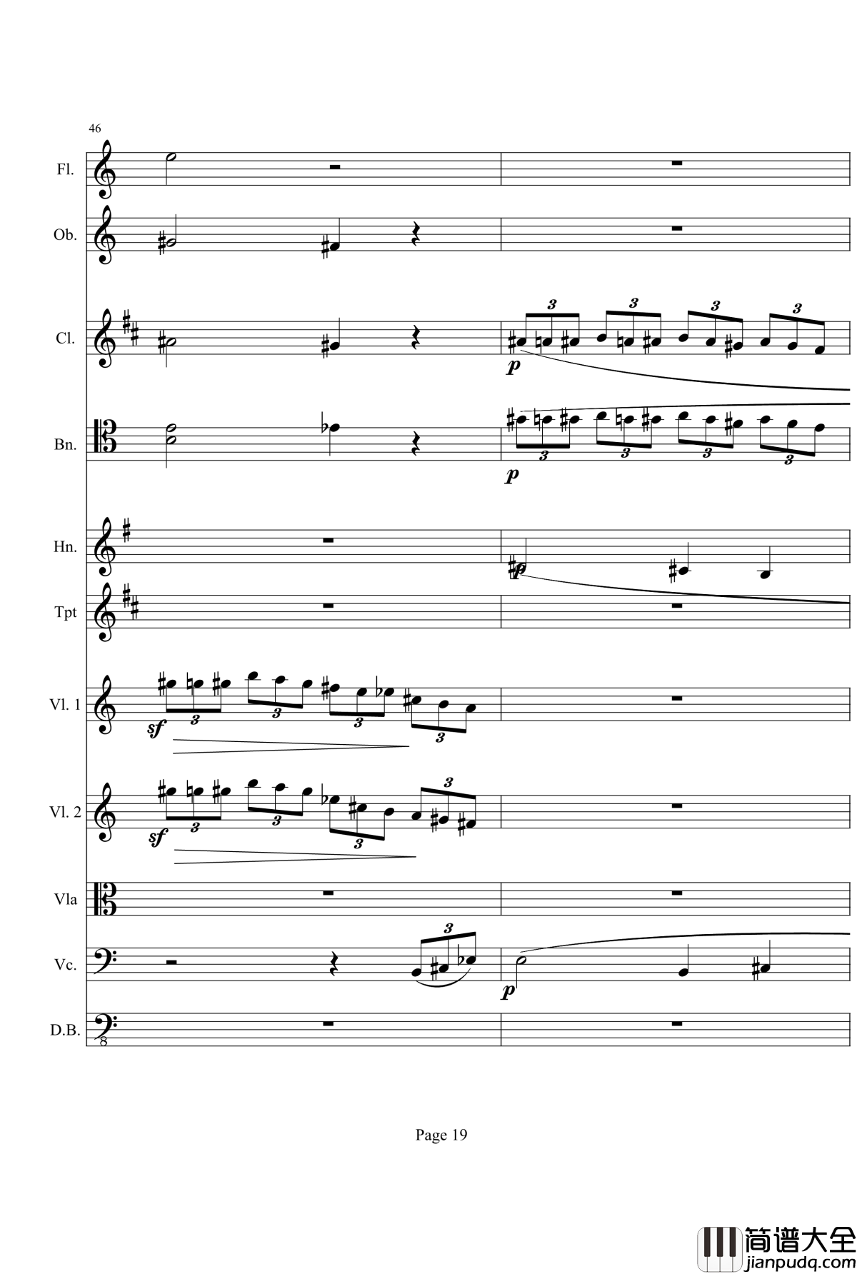 奏鸣曲之交响钢琴谱_第21_Ⅰ_贝多芬_beethoven