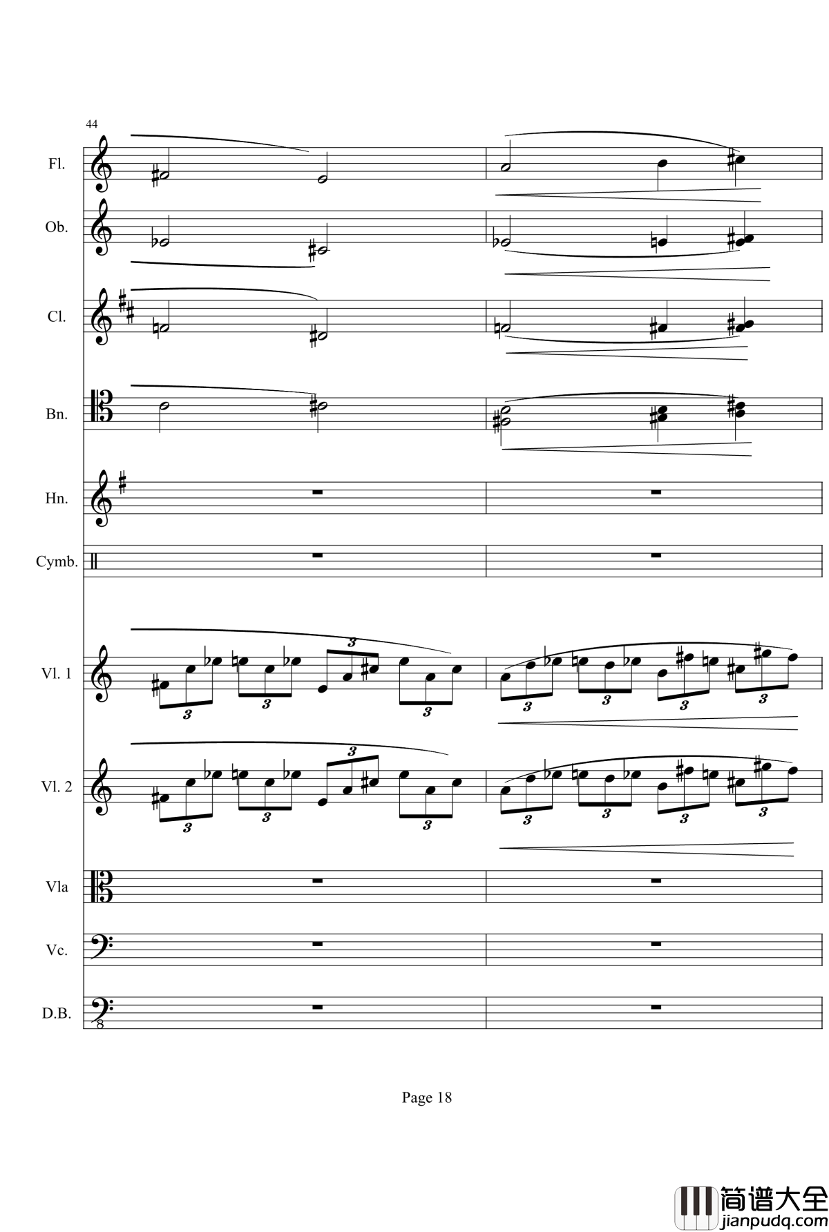 奏鸣曲之交响钢琴谱_第21_Ⅰ_贝多芬_beethoven