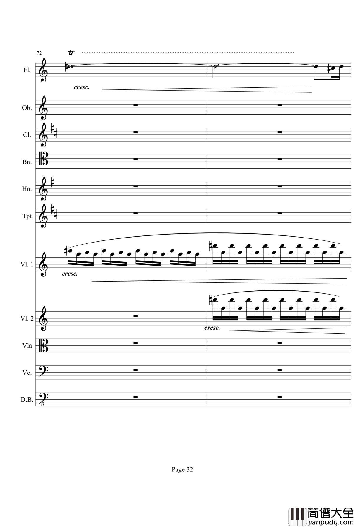 奏鸣曲之交响钢琴谱_第21_Ⅰ_贝多芬_beethoven