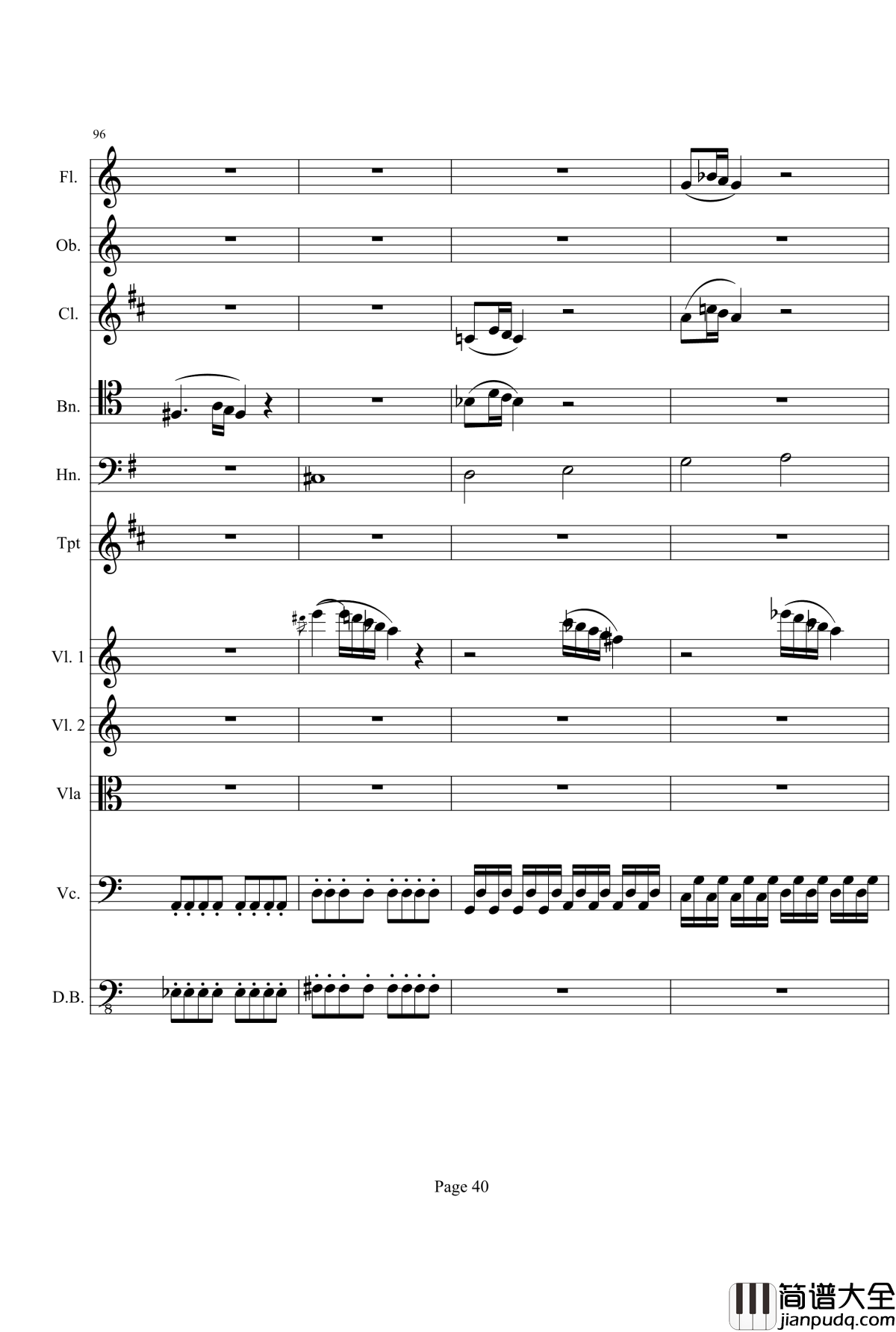 奏鸣曲之交响钢琴谱_第21_Ⅰ_贝多芬_beethoven