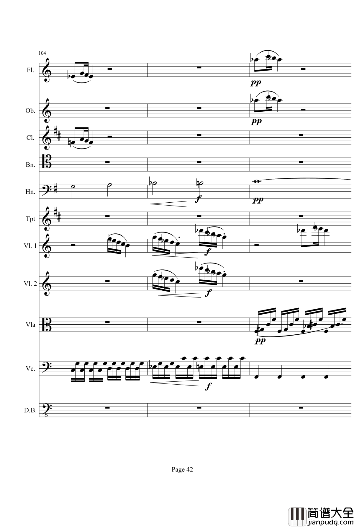 奏鸣曲之交响钢琴谱_第21_Ⅰ_贝多芬_beethoven