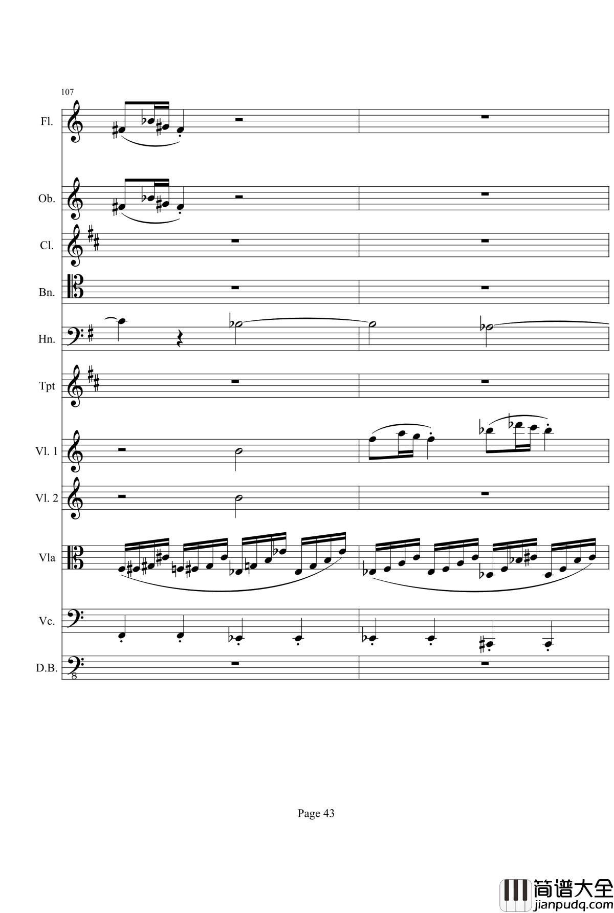 奏鸣曲之交响钢琴谱_第21_Ⅰ_贝多芬_beethoven