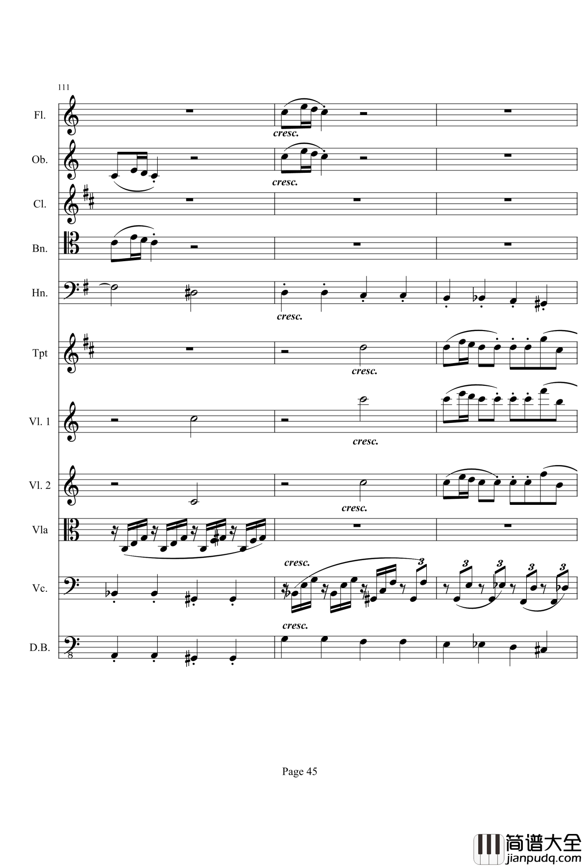 奏鸣曲之交响钢琴谱_第21_Ⅰ_贝多芬_beethoven