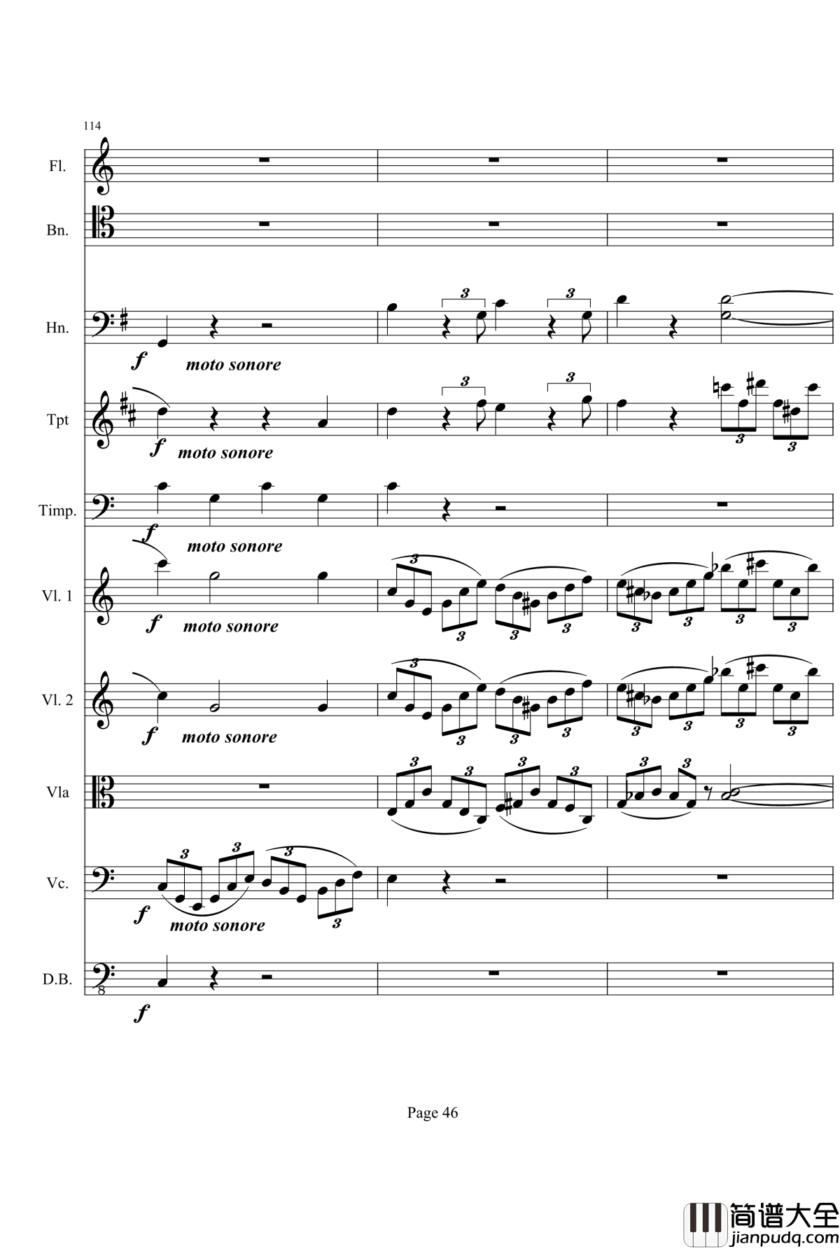 奏鸣曲之交响钢琴谱_第21_Ⅰ_贝多芬_beethoven