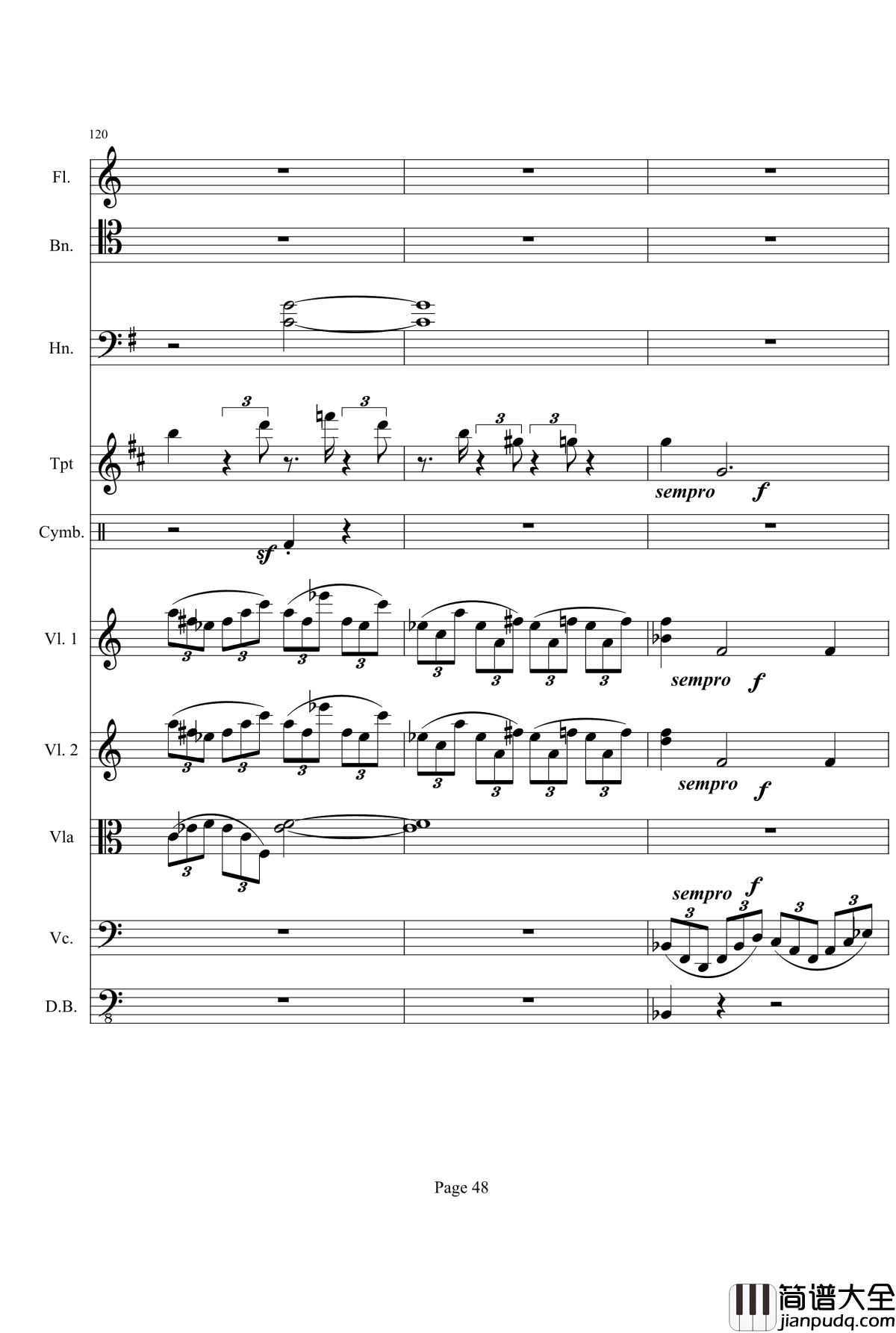 奏鸣曲之交响钢琴谱_第21_Ⅰ_贝多芬_beethoven