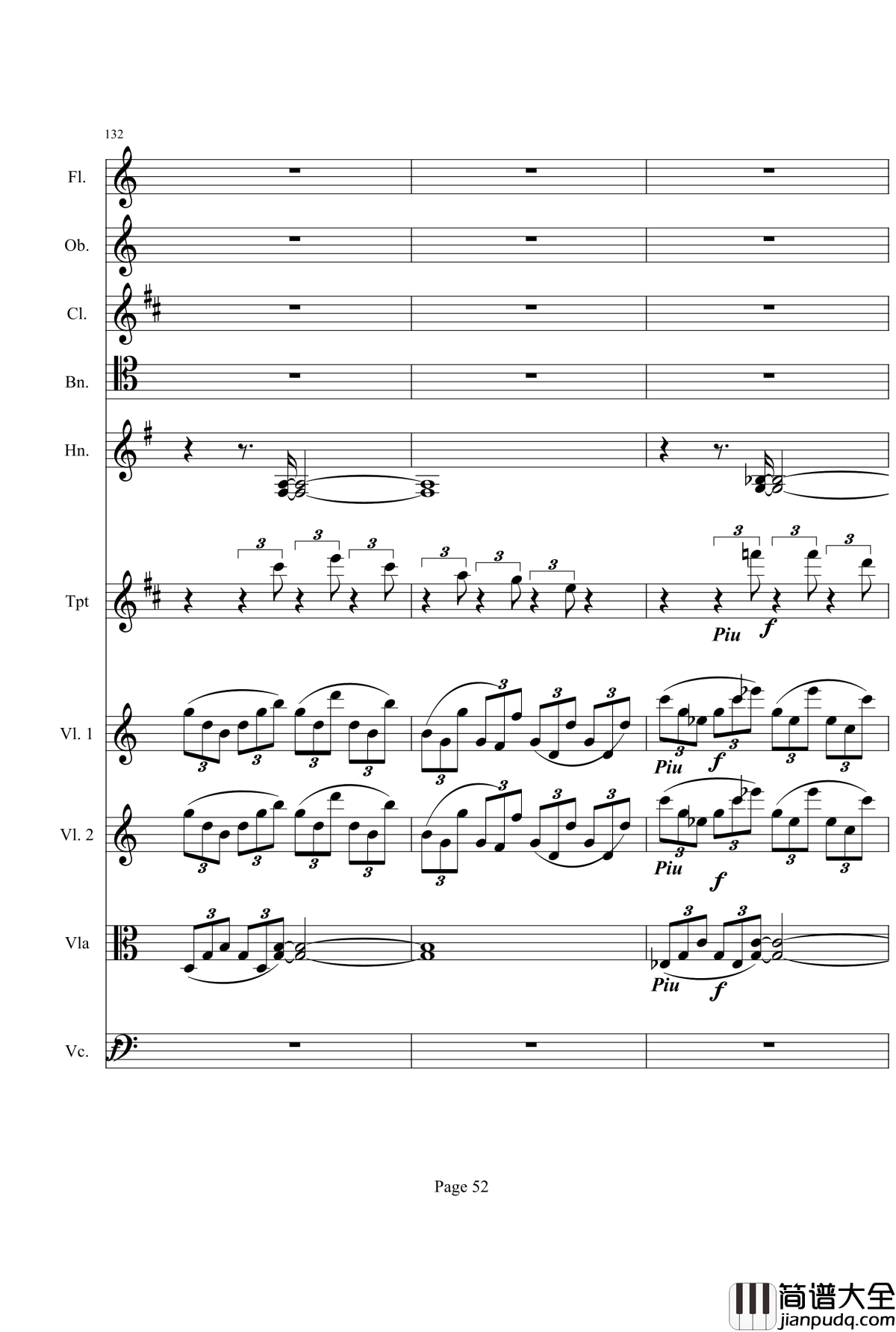 奏鸣曲之交响钢琴谱_第21_Ⅰ_贝多芬_beethoven