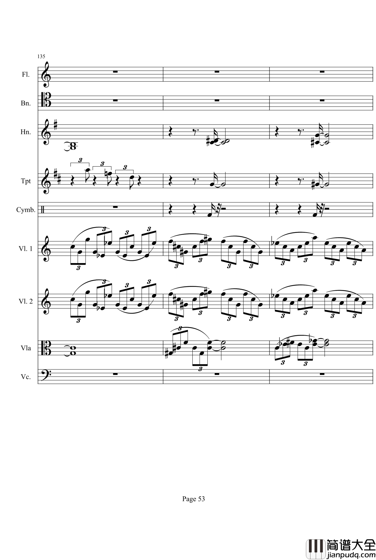 奏鸣曲之交响钢琴谱_第21_Ⅰ_贝多芬_beethoven