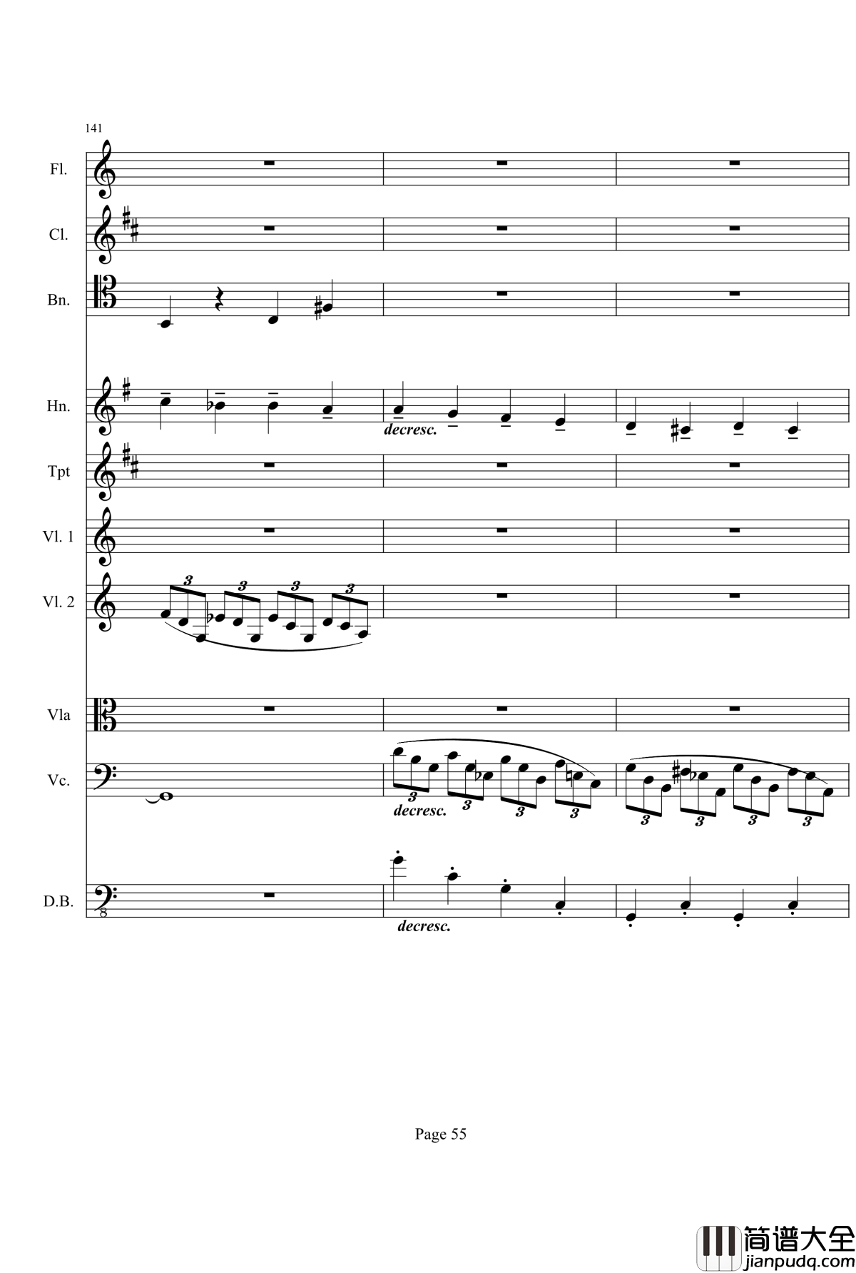 奏鸣曲之交响钢琴谱_第21_Ⅰ_贝多芬_beethoven