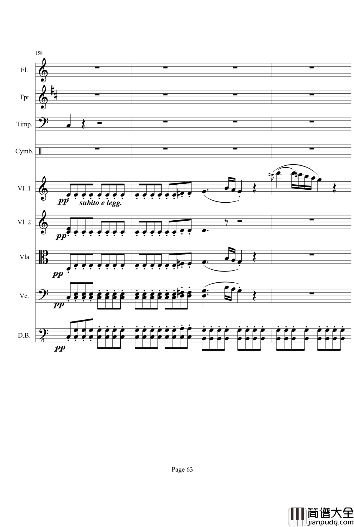 奏鸣曲之交响钢琴谱_第21_Ⅰ_贝多芬_beethoven