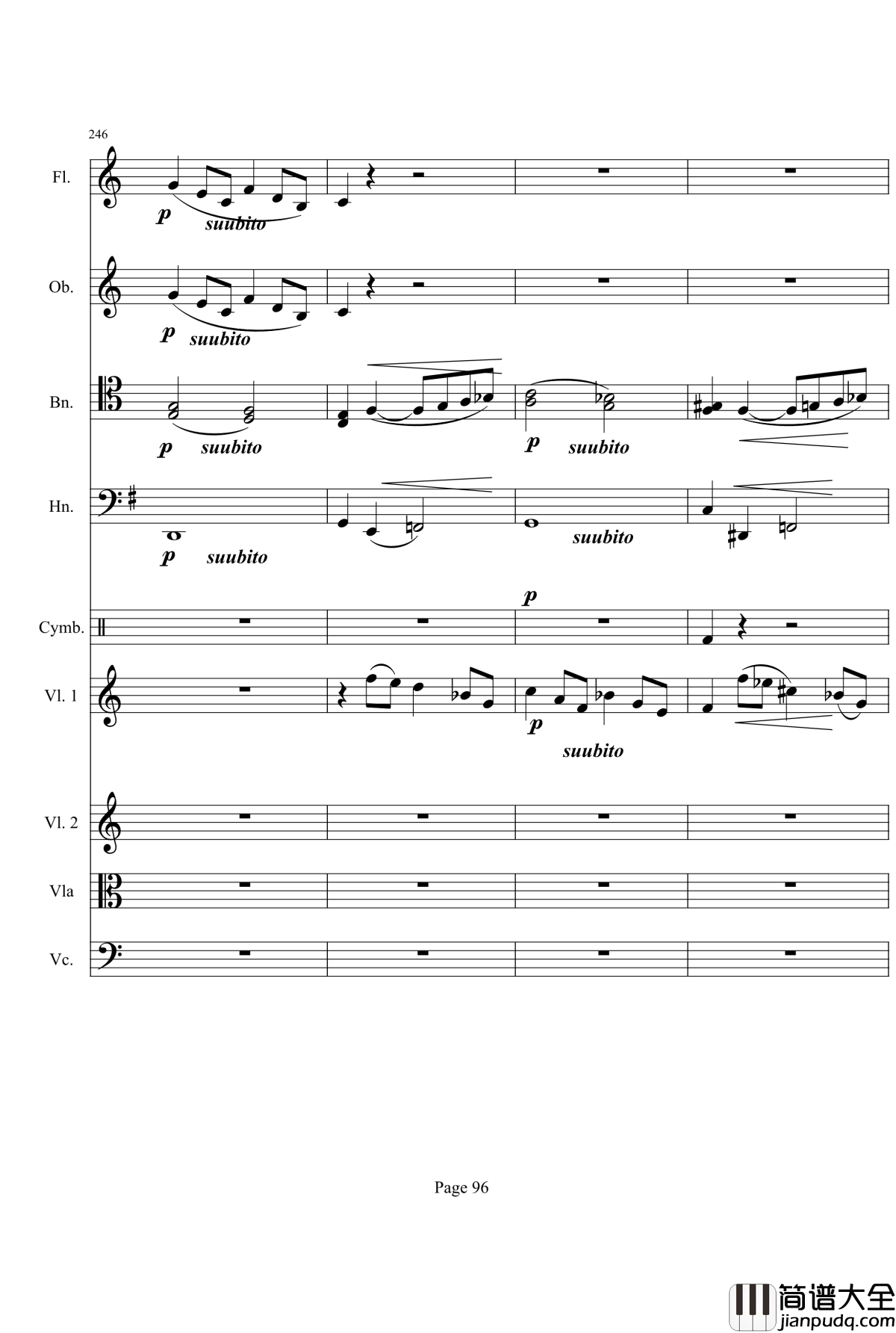 奏鸣曲之交响钢琴谱_第21_Ⅰ_贝多芬_beethoven