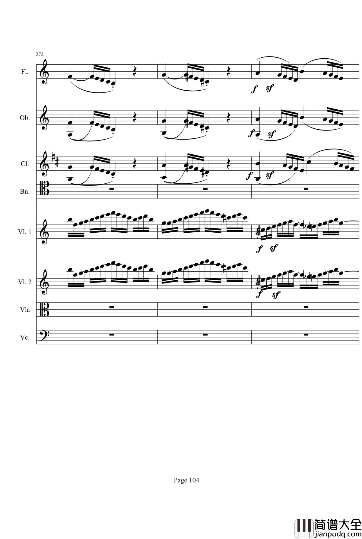 奏鸣曲之交响钢琴谱_第21_Ⅰ_贝多芬_beethoven